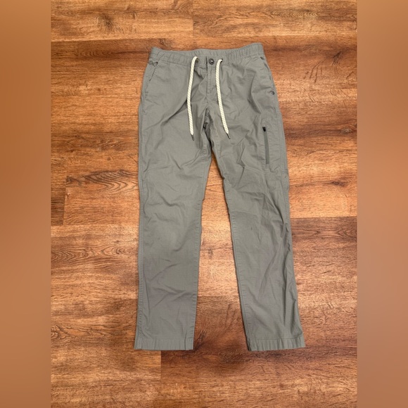 Vuori Pants - Vuori Ripstop Pants Womens Medium Drawcord Mid Rise Outdoor Hiking Army Green